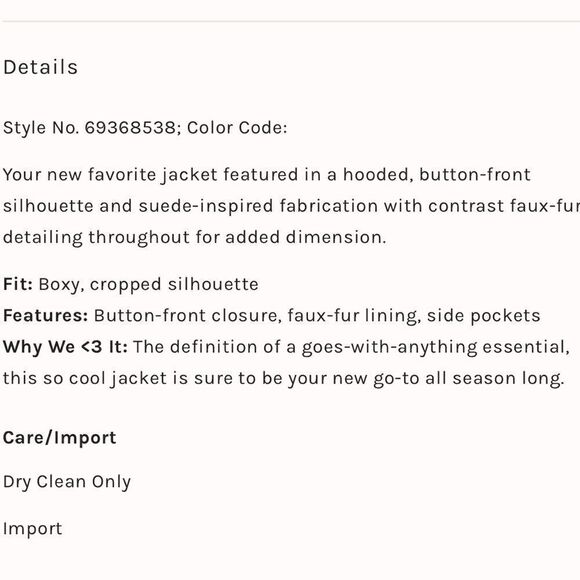 Free People Vegan Exchange Shearling Jacket - Picture 8 of 9